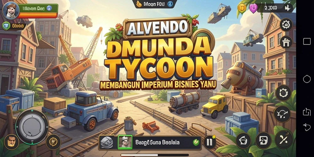 Tampilan gameplay Tycoon yang menarik dan dinamis.