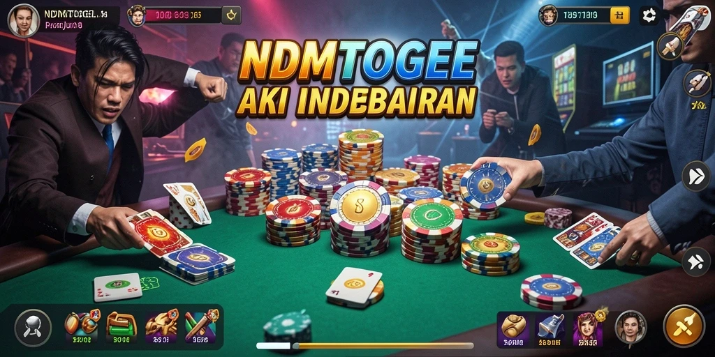 Screenshot utama NDMTOGEL menampilkan aksi mendebarkan selama permainan.