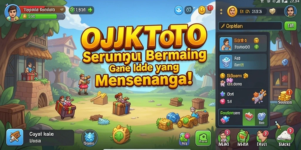 Screenshot menampilkan gameplay santai OJKTOTO yang seru.