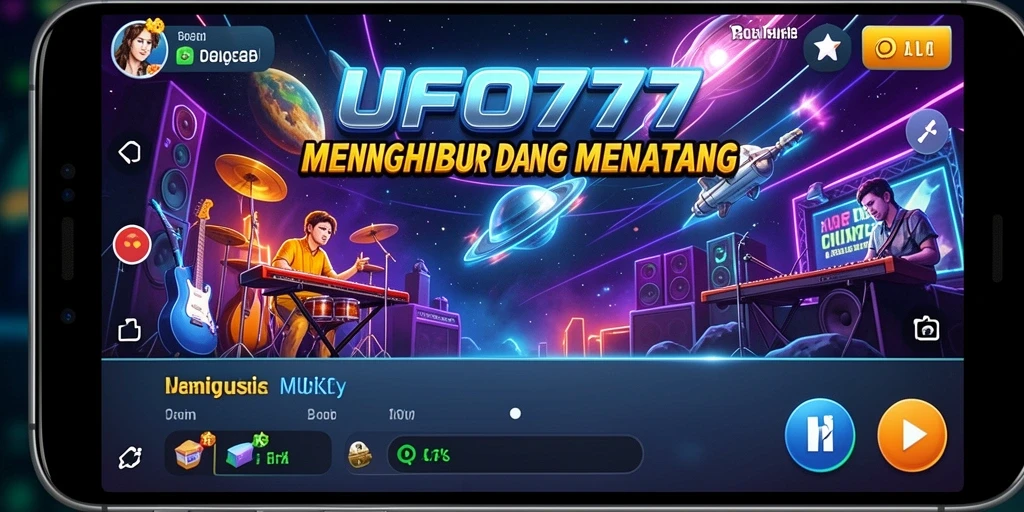 Gameplay seru dan menyenangkan dari UFO777 dengan berbagai lagu.