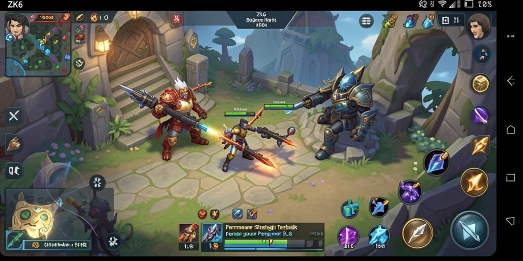 Tampilan menarik dari gameplay SLG di ZK6.